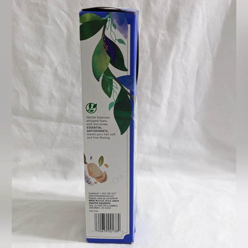 NEW Herbal Essences Bio: Renew Blue Ginger In The Shower Foam Conditioner, 6 oz.